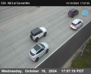 NB 5 at Carmel Mountain Rd.