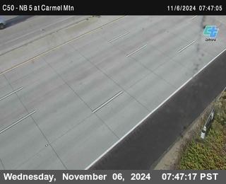 NB 5 at Carmel Mountain Rd.