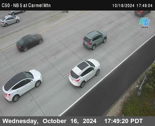 NB 5 at Carmel Mountain Rd.