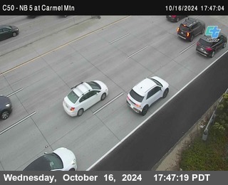 NB 5 at Carmel Mountain Rd.