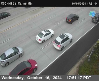 NB 5 at Carmel Mountain Rd.