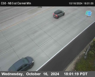 NB 5 at Carmel Mountain Rd.