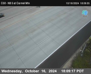 NB 5 at Carmel Mountain Rd.