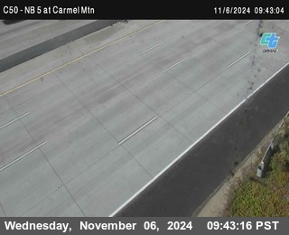 NB 5 at Carmel Mountain Rd.