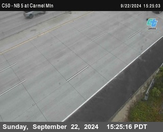 NB 5 at Carmel Mountain Rd.