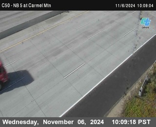 NB 5 at Carmel Mountain Rd.