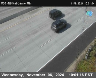 NB 5 at Carmel Mountain Rd.