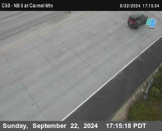 NB 5 at Carmel Mountain Rd.