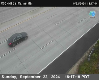 NB 5 at Carmel Mountain Rd.