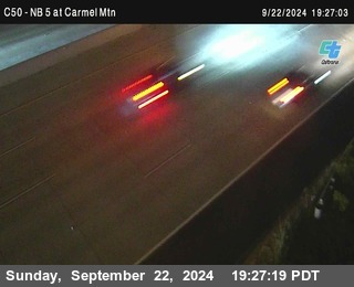 NB 5 at Carmel Mountain Rd.