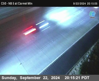 NB 5 at Carmel Mountain Rd.