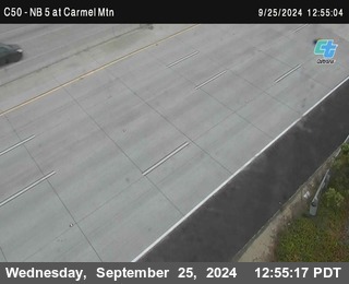 NB 5 at Carmel Mountain Rd.