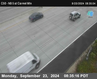 NB 5 at Carmel Mountain Rd.