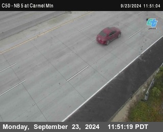 NB 5 at Carmel Mountain Rd.