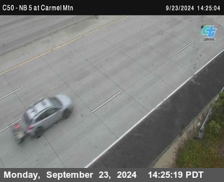 NB 5 at Carmel Mountain Rd.