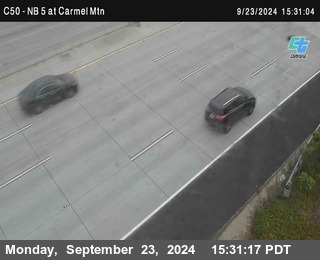 NB 5 at Carmel Mountain Rd.