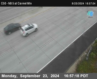 NB 5 at Carmel Mountain Rd.