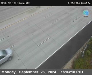 NB 5 at Carmel Mountain Rd.