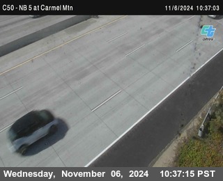 NB 5 at Carmel Mountain Rd.