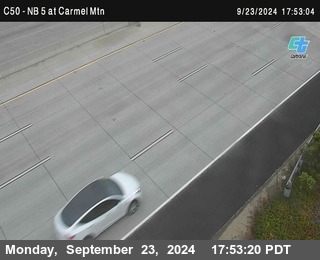 NB 5 at Carmel Mountain Rd.