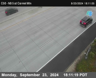 NB 5 at Carmel Mountain Rd.