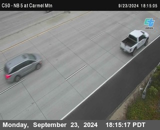 NB 5 at Carmel Mountain Rd.