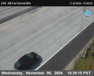 NB 5 at Carmel Mountain Rd.