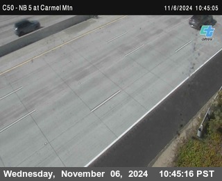 NB 5 at Carmel Mountain Rd.