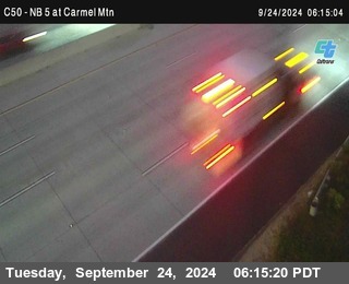 NB 5 at Carmel Mountain Rd.