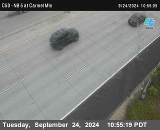 NB 5 at Carmel Mountain Rd.