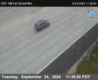 NB 5 at Carmel Mountain Rd.