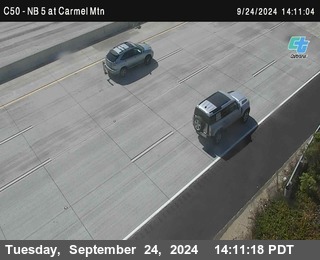 NB 5 at Carmel Mountain Rd.