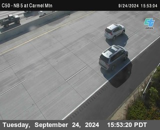 NB 5 at Carmel Mountain Rd.