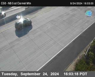 NB 5 at Carmel Mountain Rd.