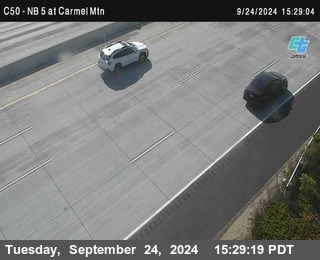 NB 5 at Carmel Mountain Rd.