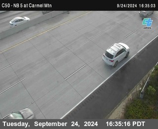 NB 5 at Carmel Mountain Rd.