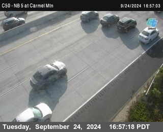 NB 5 at Carmel Mountain Rd.