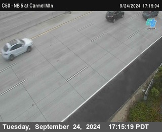 NB 5 at Carmel Mountain Rd.