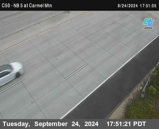 NB 5 at Carmel Mountain Rd.