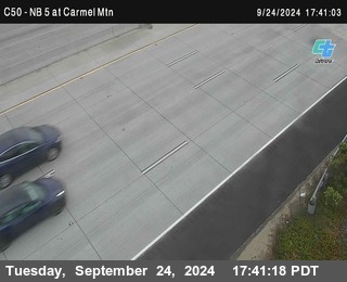 NB 5 at Carmel Mountain Rd.