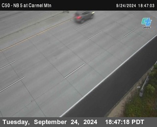 NB 5 at Carmel Mountain Rd.