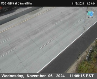 NB 5 at Carmel Mountain Rd.