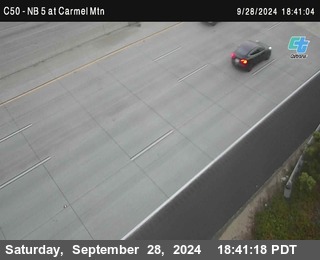 NB 5 at Carmel Mountain Rd.