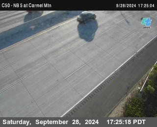 NB 5 at Carmel Mountain Rd.