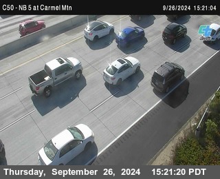 NB 5 at Carmel Mountain Rd.