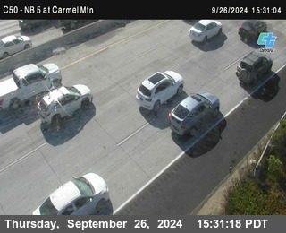 NB 5 at Carmel Mountain Rd.