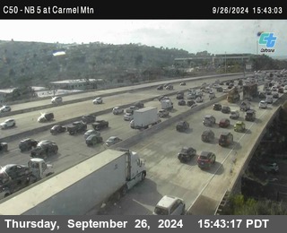 NB 5 at Carmel Mountain Rd.