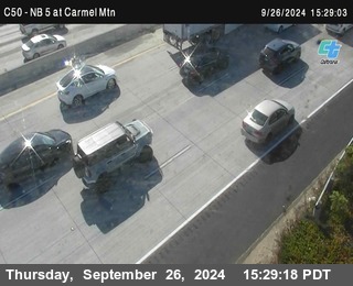 NB 5 at Carmel Mountain Rd.