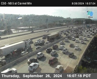 NB 5 at Carmel Mountain Rd.