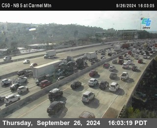 NB 5 at Carmel Mountain Rd.